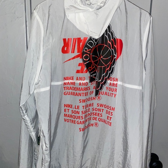 Air Jordan Nike Windbreaker Long Sleeve Jacket 1 4 - Picture 5 of 5